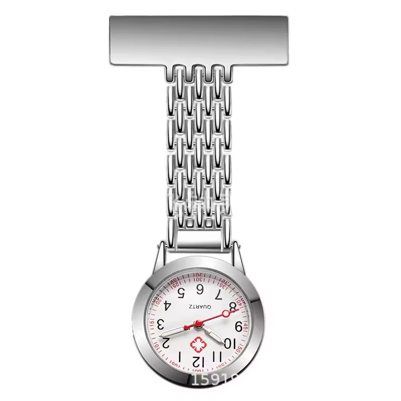 Unisex Nurse Brooch Pendant Watch - Image 2