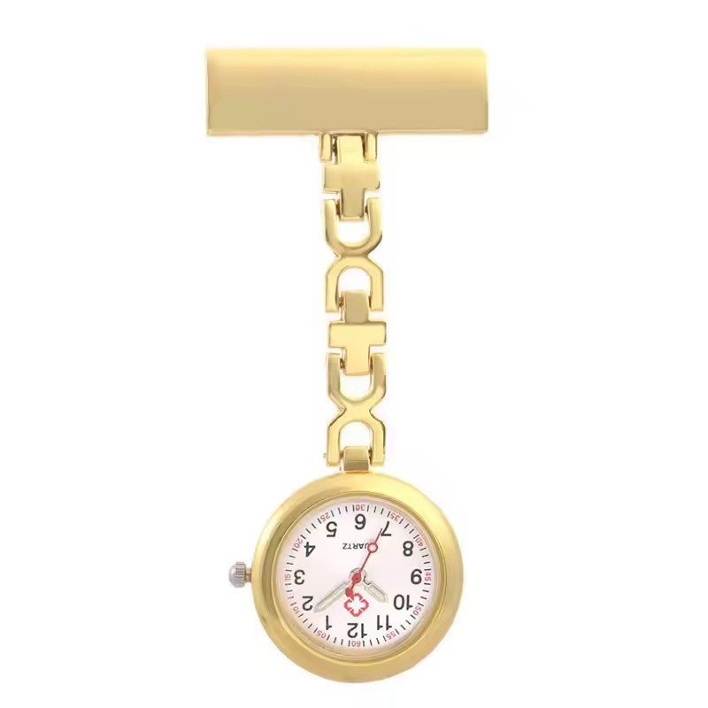 Unisex Nurse Brooch Pendant Watch